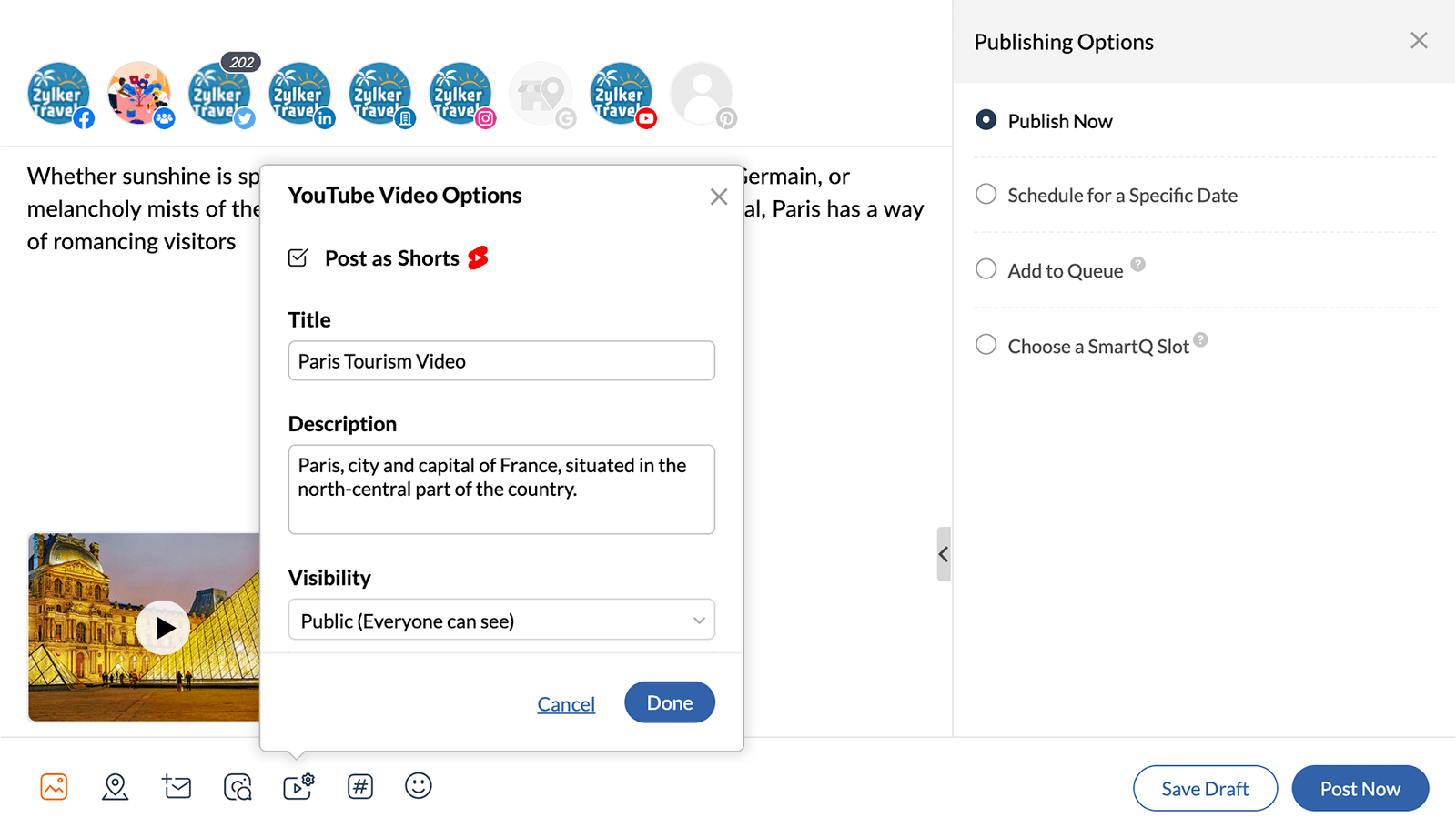 Youtube Posts