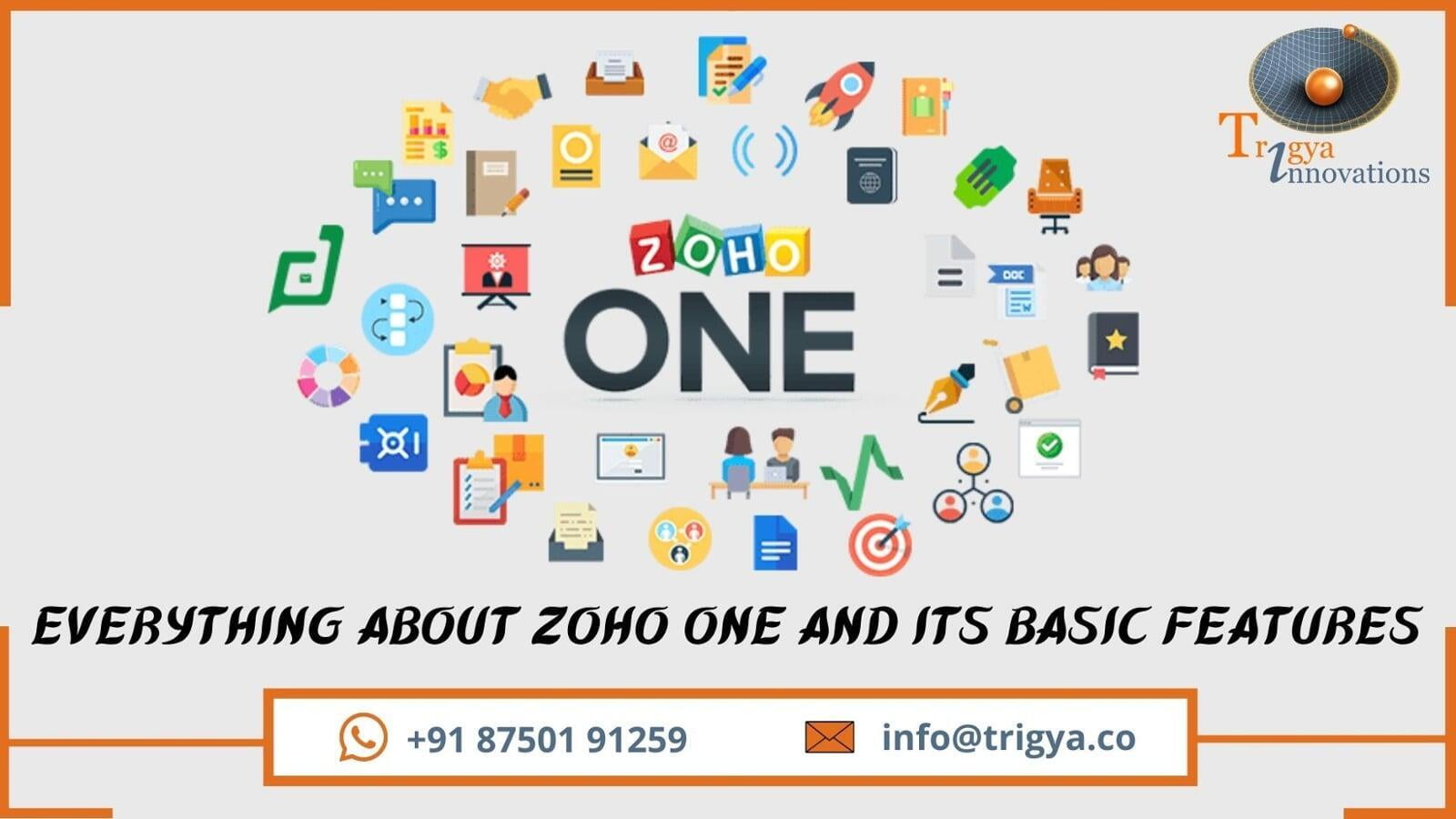 Everything about Zoho One and its basic features 