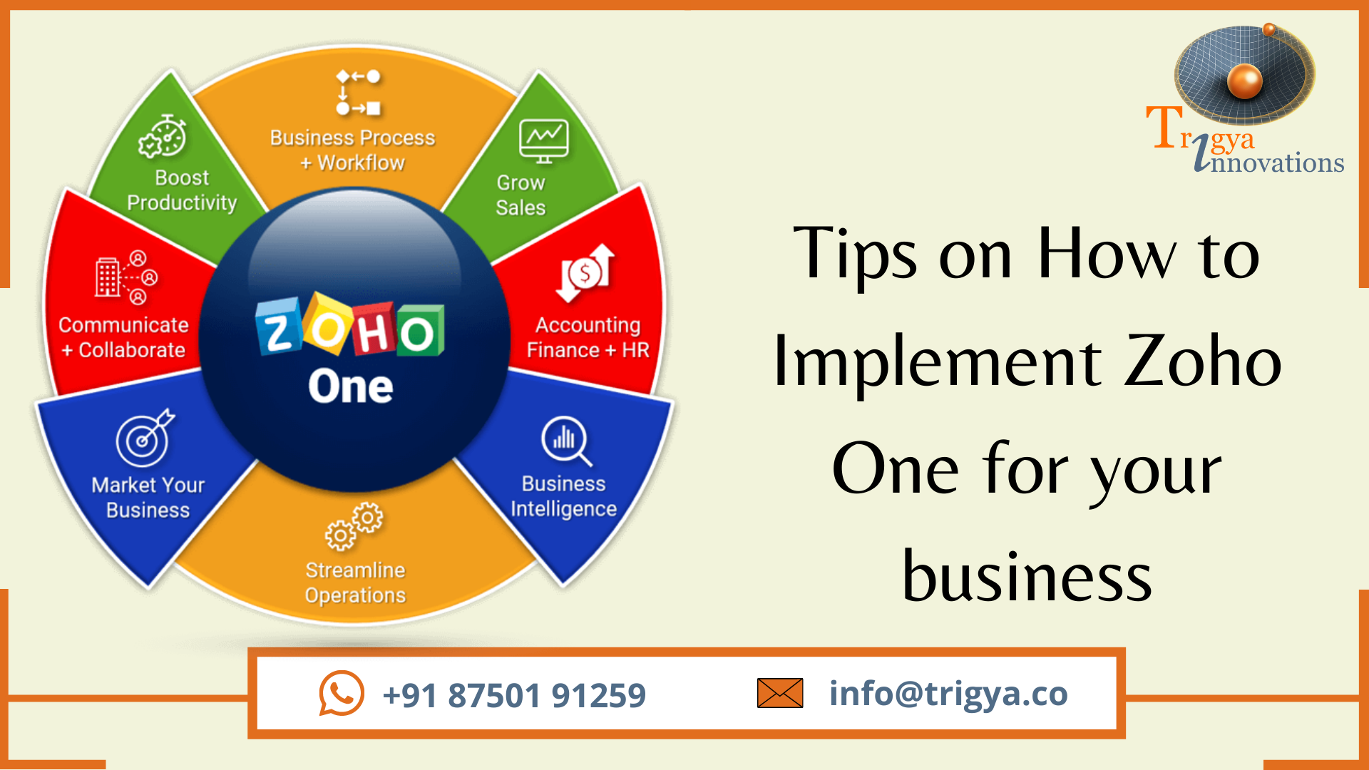 Tips on How to Implement Zoho One for your business