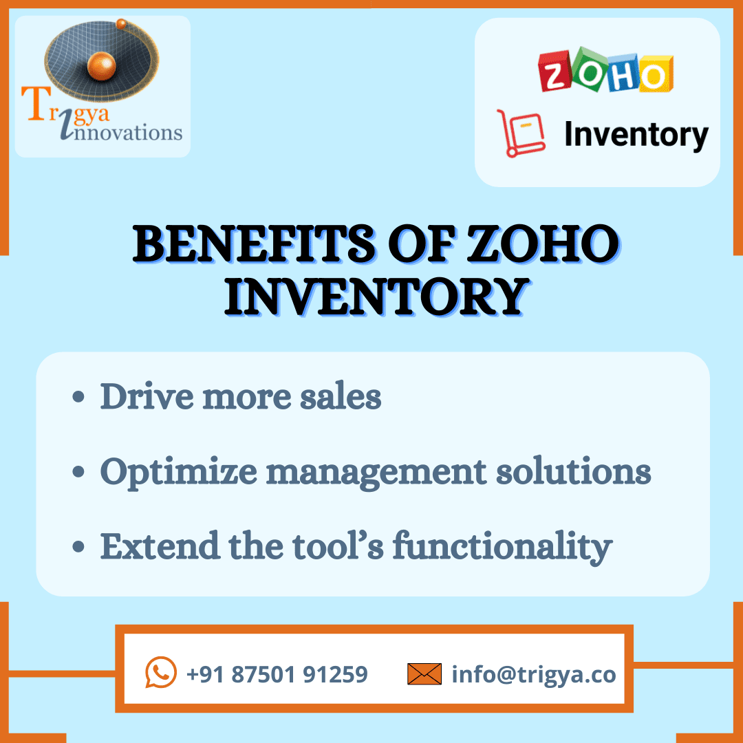 Benefits of Zoho Inventory