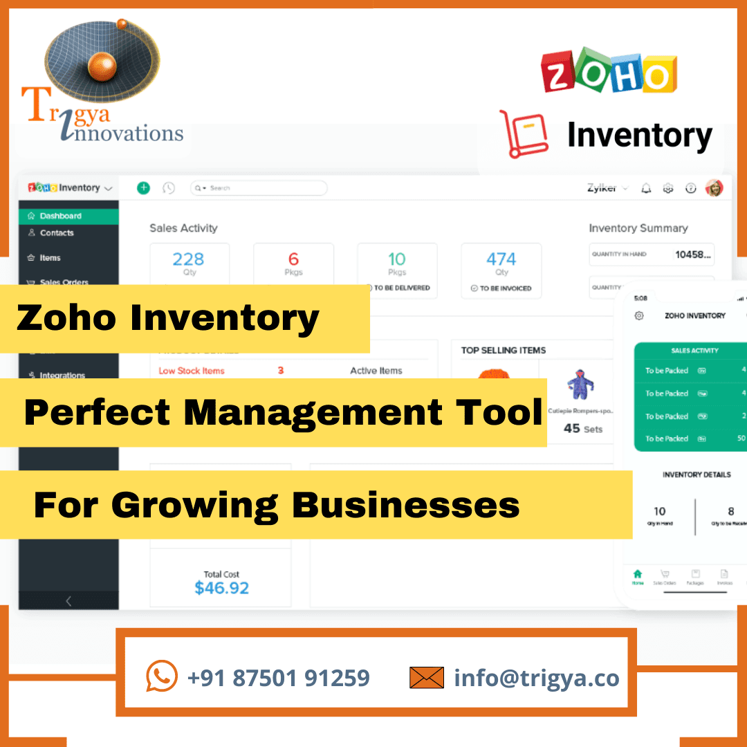 Zoho Inventory - Perfect Inventory Management Tool For Growing Businesses.